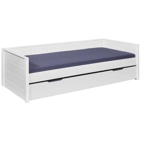 Letto singolo bianco con - letto,
