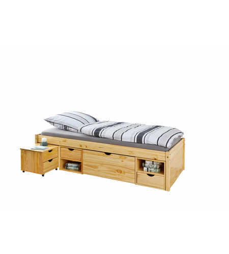 Letto singolo con vani