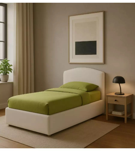 Letto singolo con - , contenitore