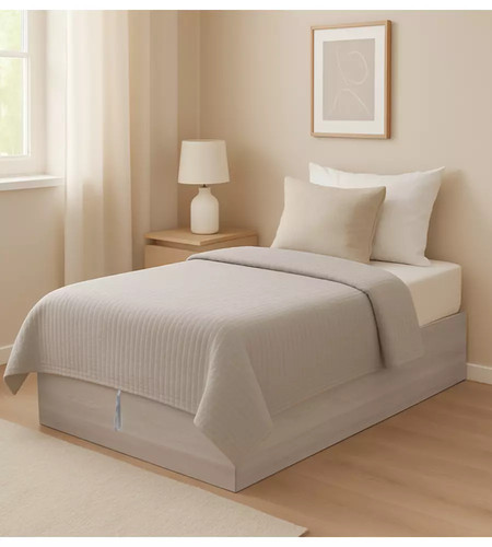 Letto singolo con contenitore