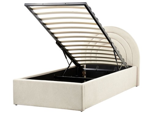 Letto singolo poliestere - , beige
