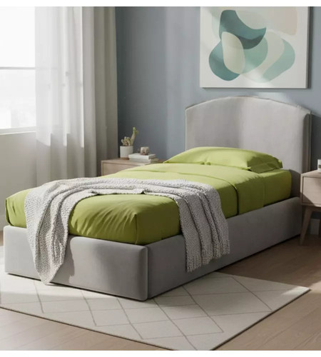 Letto singolo con - , contenitore