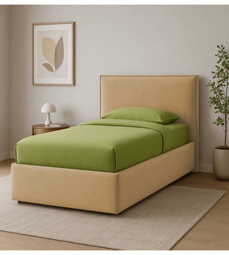 Letto singolo con contenitore