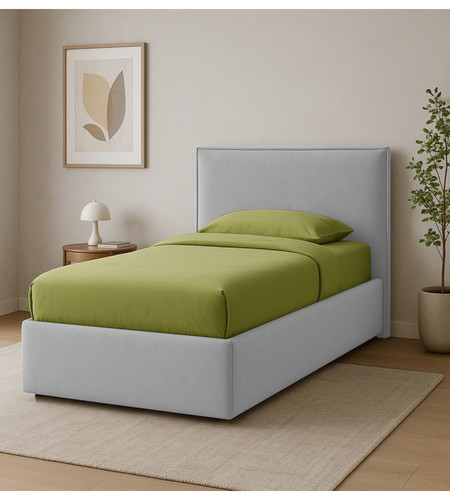 Letto singolo con contenitore