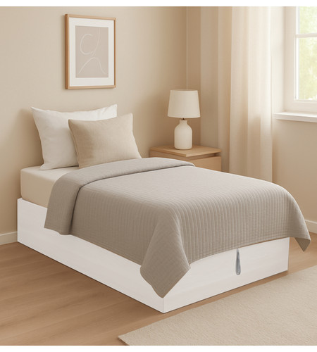 Letto singolo con contenitore